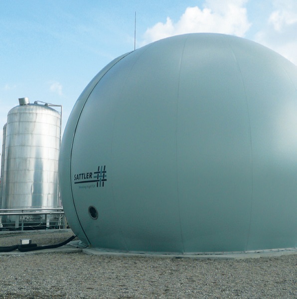 Zbiornik na biogaz odpadowy_zakład PepsiCo w Grodzisku Mazowieckim Zbiornik na biogaz odpadowy_zakład PepsiCo w Grodzisku Mazowieckim